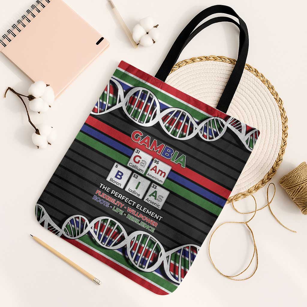 Gambia Tote Bag Perfect Periodic Element Of African - African Pride