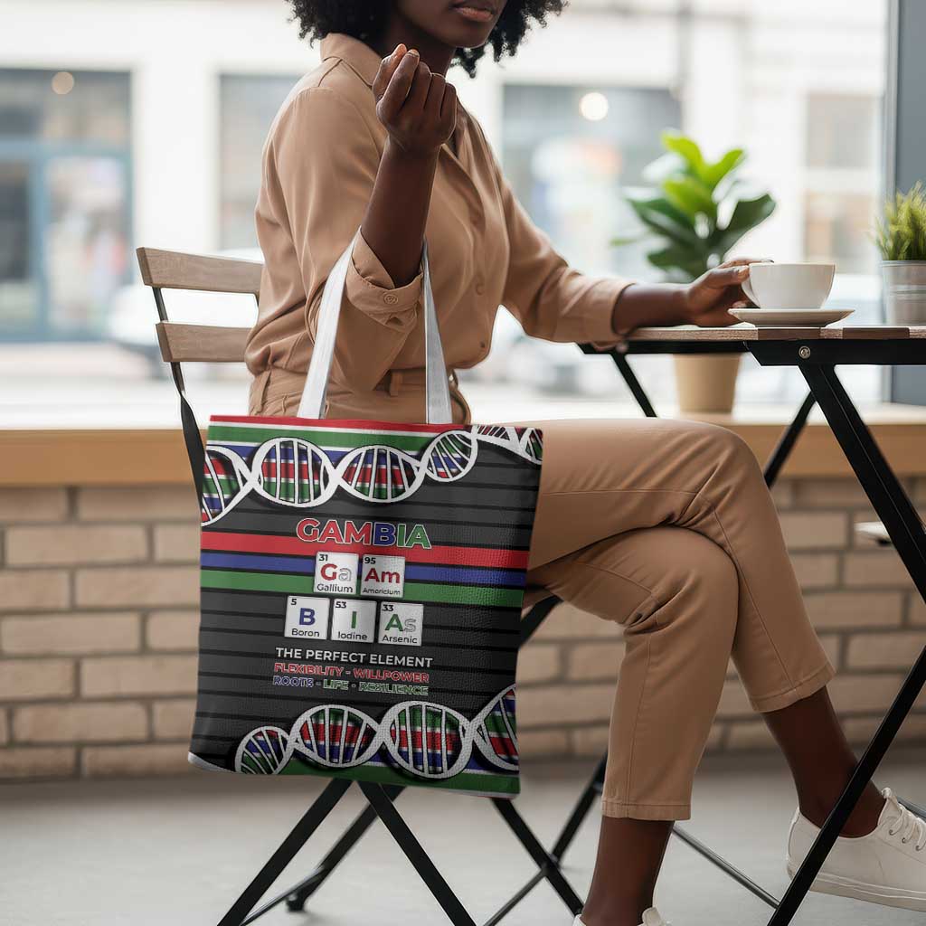 Gambia Tote Bag Perfect Periodic Element Of African - African Pride