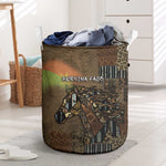 Burkina Faso Laundry Basket African Tribal Horse Patchwork Style - African Pride