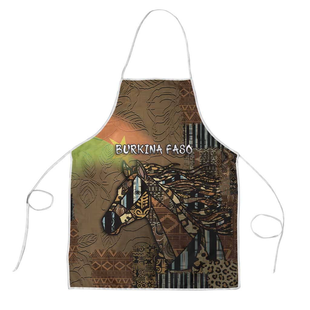 Burkina Faso Apron African Tribal Horse Patchwork Style - African Pride