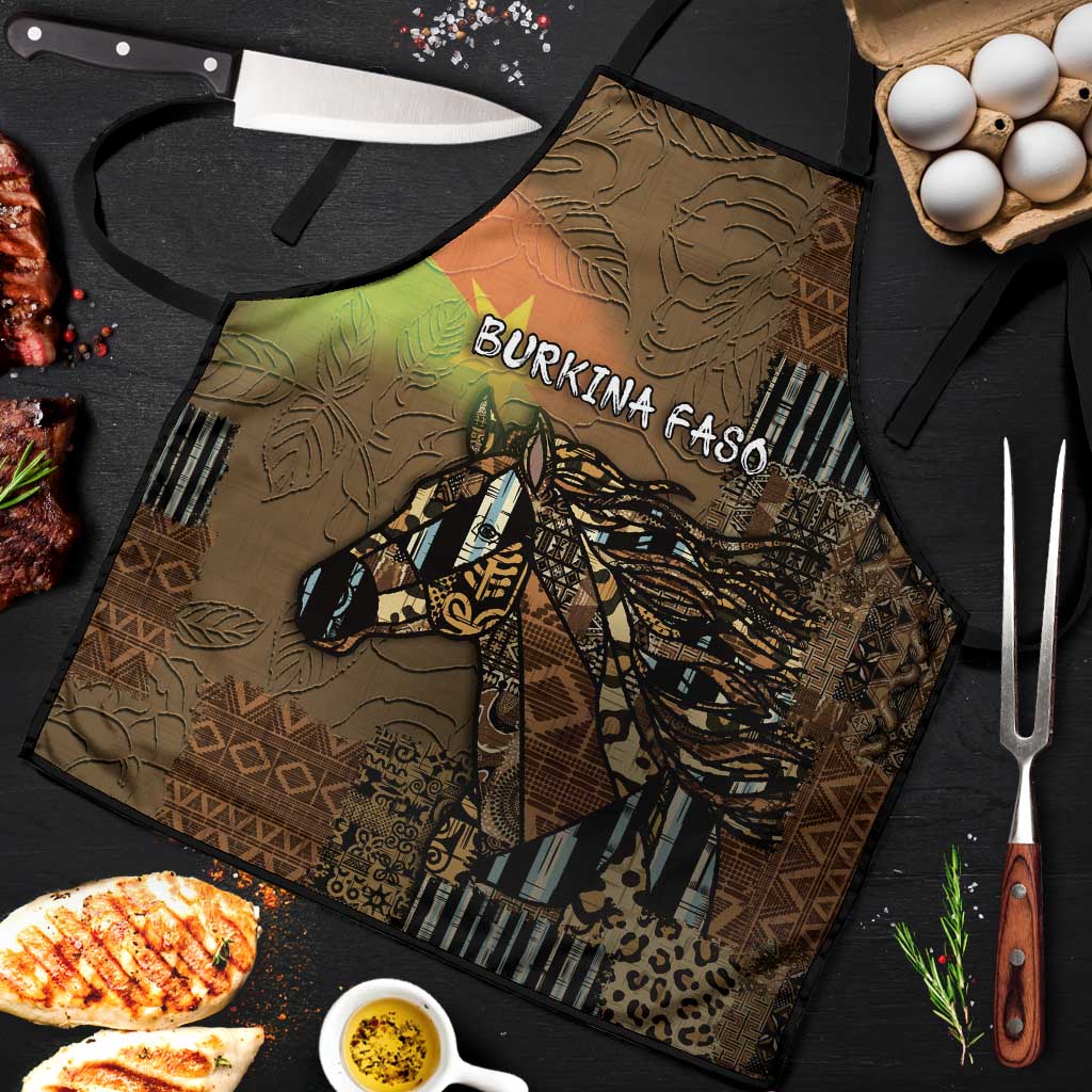 Burkina Faso Apron African Tribal Horse Patchwork Style - African Pride