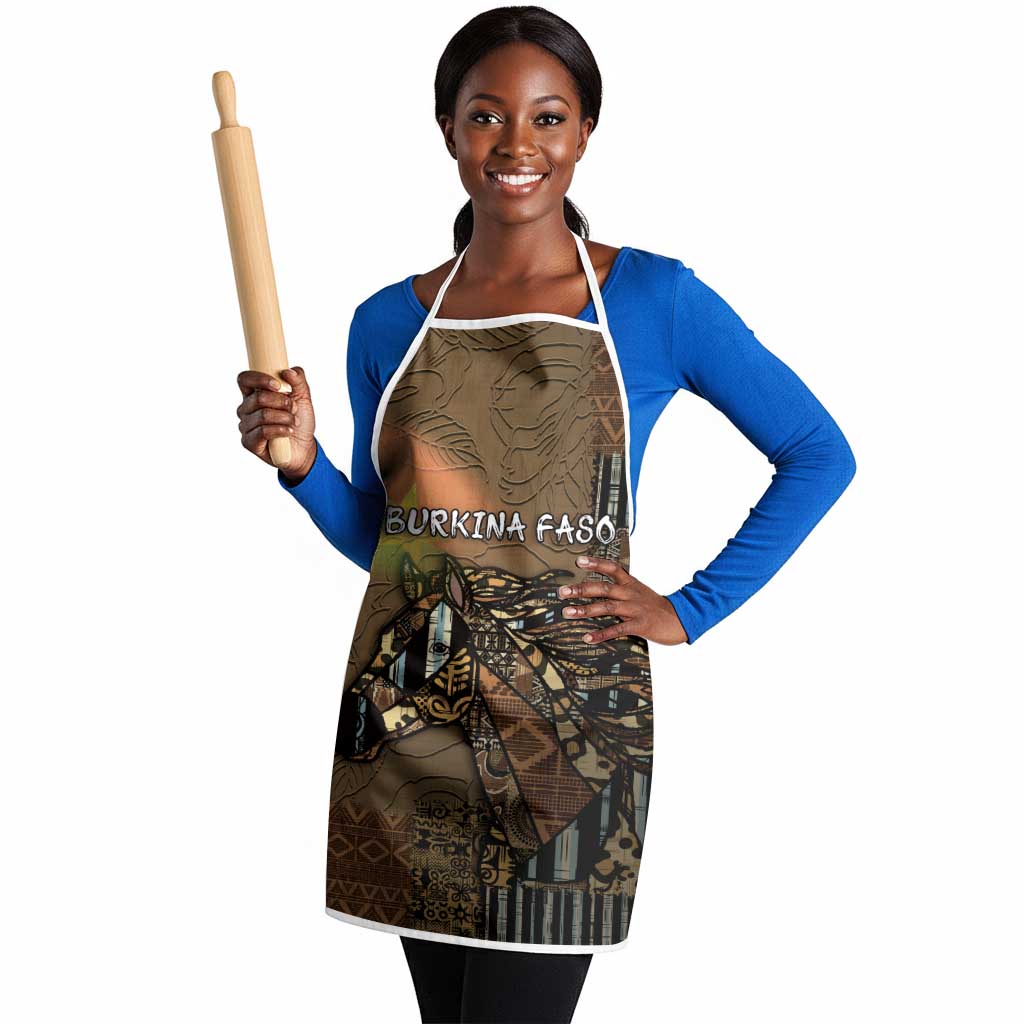 Burkina Faso Apron African Tribal Horse Patchwork Style - African Pride