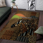Burkina Faso Area Rug African Tribal Horse Patchwork Style - African Pride