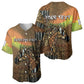 Personalized Burkina Faso Baseball Jersey African Tribal Horse Patchwork Style - African Pride