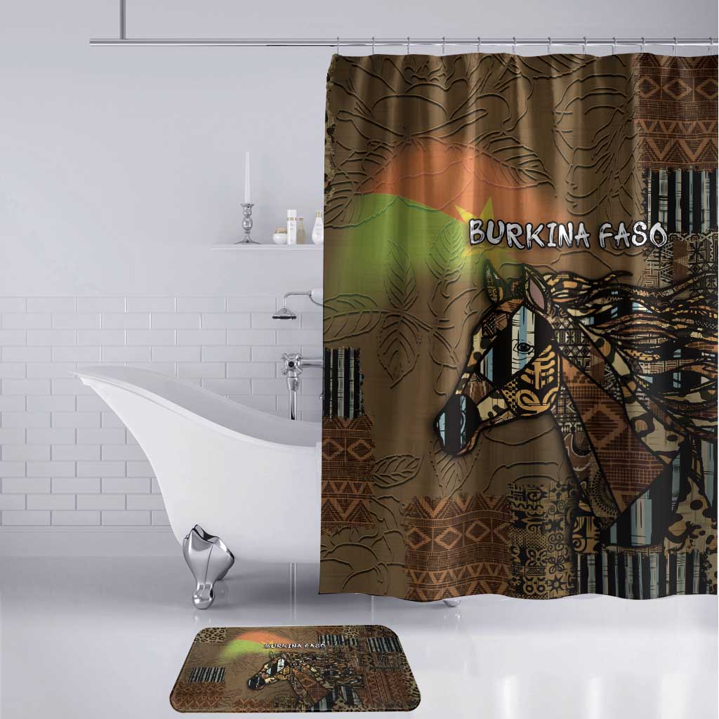 Burkina Faso Bathroom Set African Tribal Horse Patchwork Style - African Pride