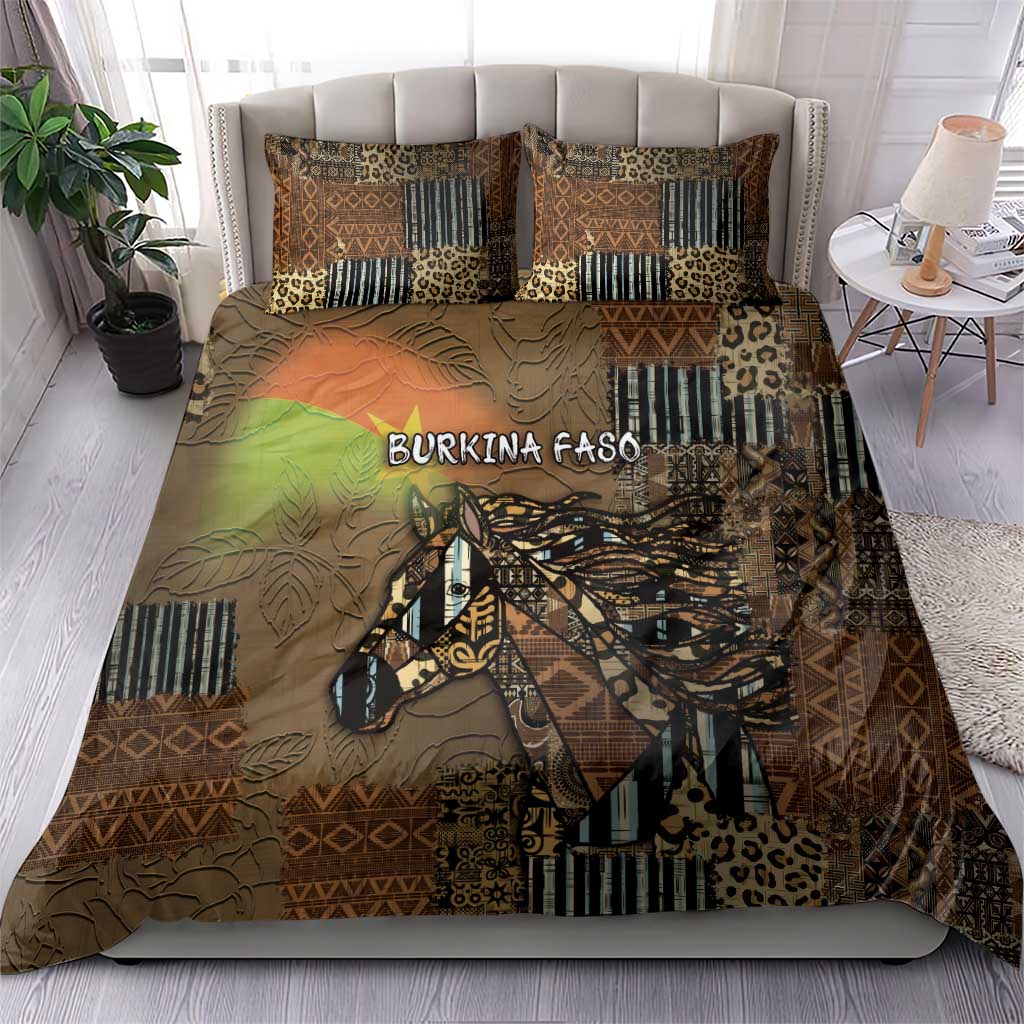 Burkina Faso Bedding Set African Tribal Horse Patchwork Style - African Pride