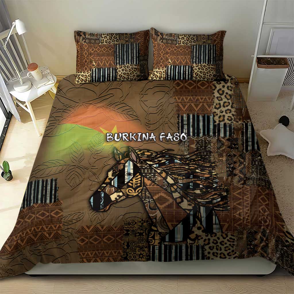 Burkina Faso Bedding Set African Tribal Horse Patchwork Style - African Pride