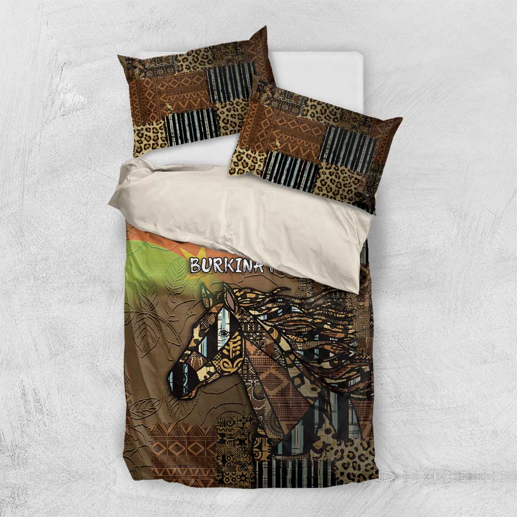 Burkina Faso Bedding Set African Tribal Horse Patchwork Style - African Pride