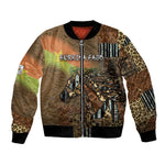 Personalized Burkina Faso Bomber Jacket African Tribal Horse Patchwork Style - African Pride