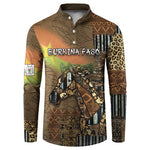 Personalized Burkina Faso Button Sweatshirt African Tribal Horse Patchwork Style