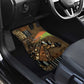 Personalized Burkina Faso Car Mats African Tribal Horse Patchwork Style - African Pride