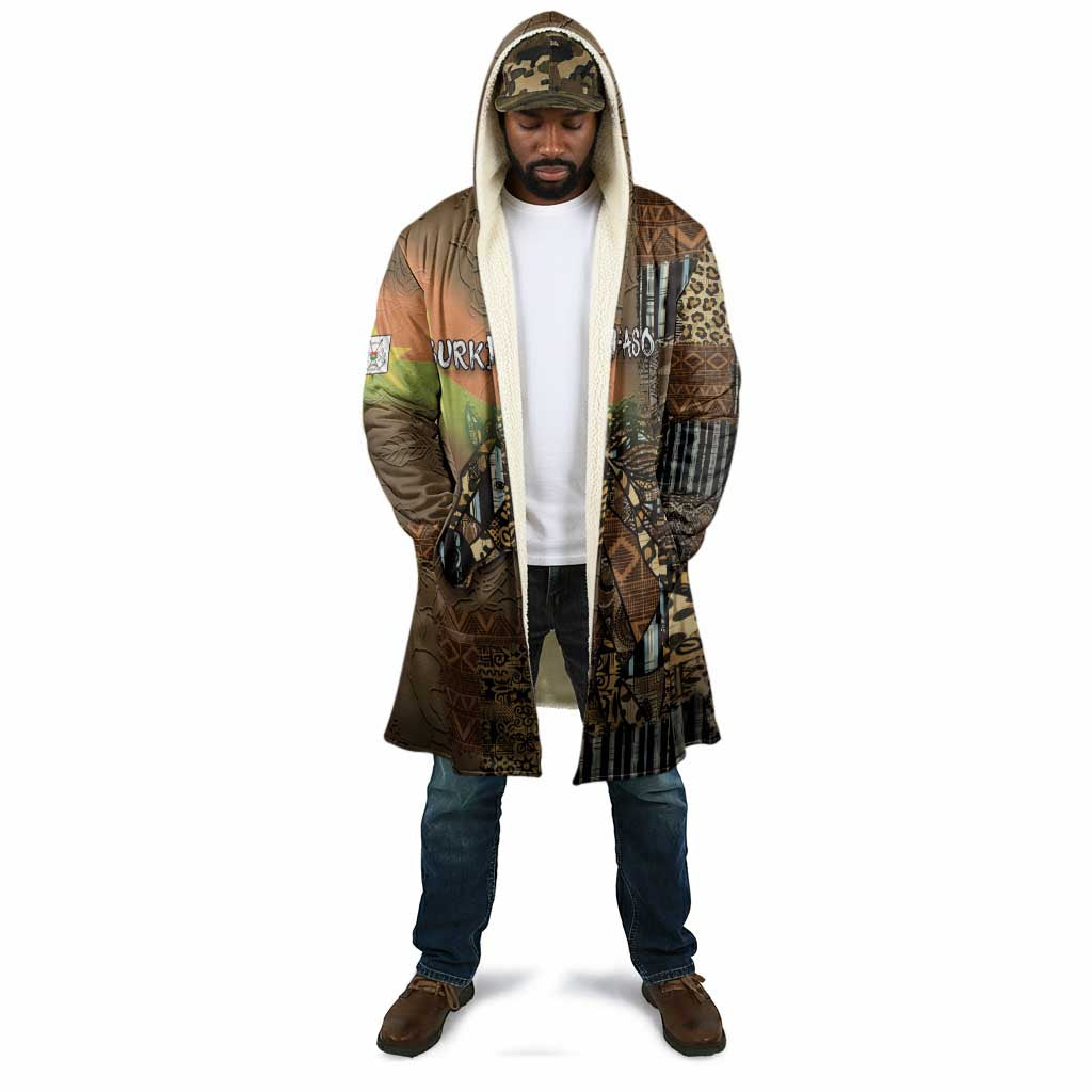 Personalized Burkina Faso Cloak African Tribal Horse Patchwork Style - African Pride