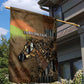 Burkina Faso Garden Flag African Tribal Horse Patchwork Style - African Pride