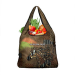 Burkina Faso Grocery Bag African Tribal Horse Patchwork Style - African Pride