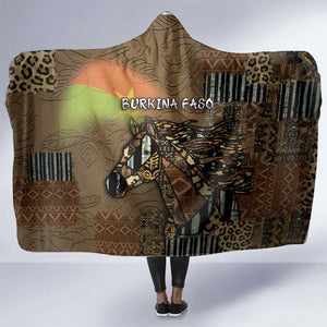 Burkina Faso Hooded Blanket African Tribal Horse Patchwork Style - African Pride