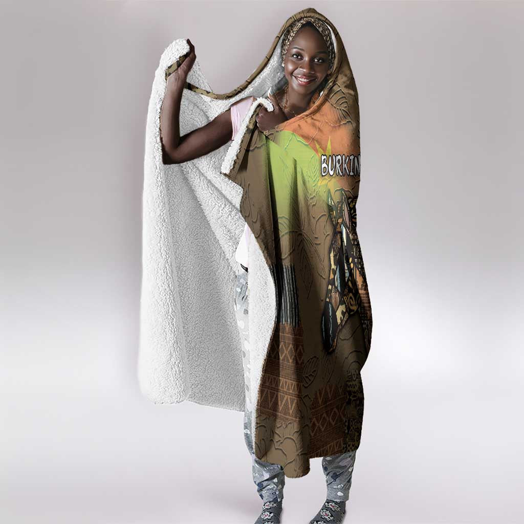 Burkina Faso Hooded Blanket African Tribal Horse Patchwork Style - African Pride