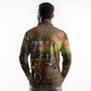 Personalized Burkina Faso Long Sleeve Polo Shirt African Tribal Horse Patchwork Style - African Pride