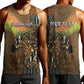 Personalized Burkina Faso Men Tank Top African Tribal Horse Patchwork Style - African Pride