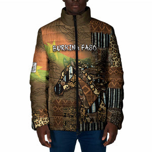 Personalized Burkina Faso Padded Jacket African Tribal Horse Patchwork Style - African Pride