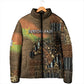 Personalized Burkina Faso Padded Jacket African Tribal Horse Patchwork Style - African Pride