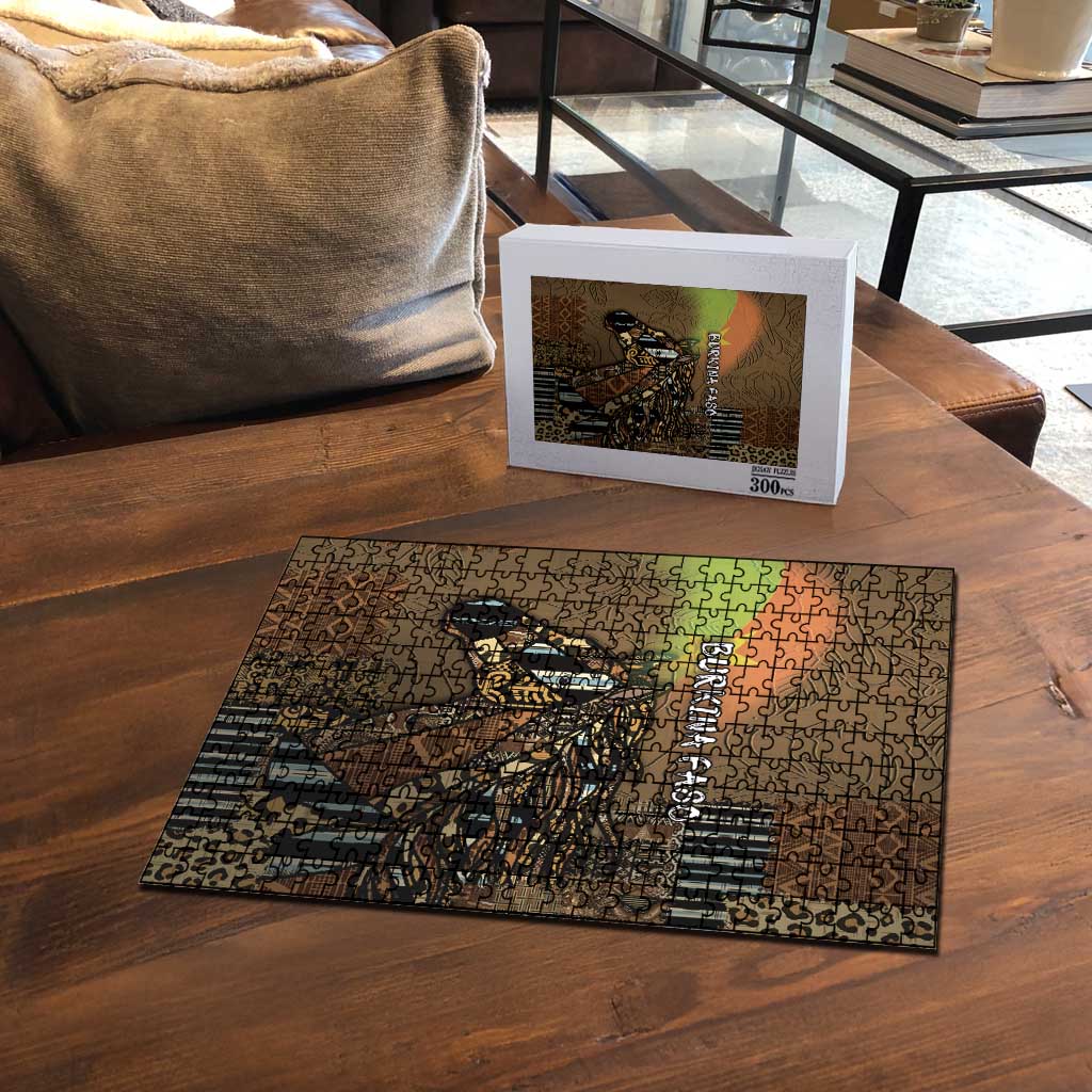 Burkina Faso Puzzle African Tribal Horse Patchwork Style - African Pride