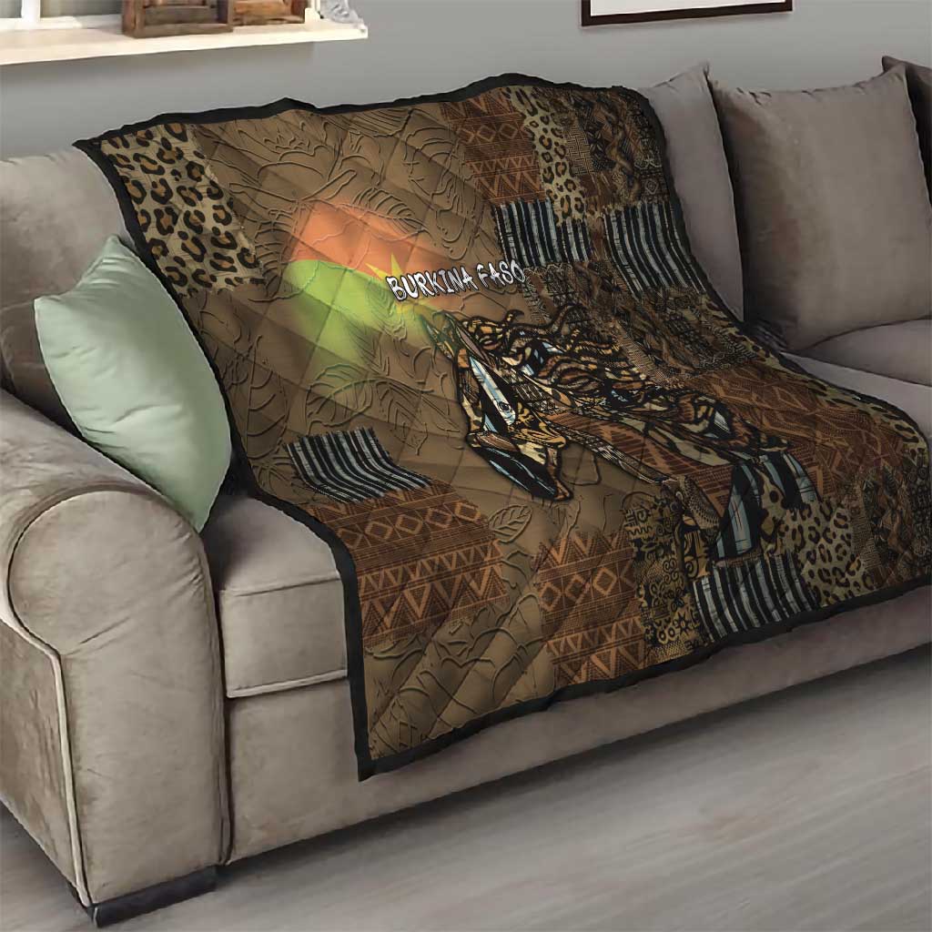 Burkina Faso Quilt African Tribal Horse Patchwork Style - African Pride