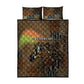 Burkina Faso Quilt Bed Set African Tribal Horse Patchwork Style - African Pride