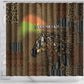 Burkina Faso Shower Curtain African Tribal Horse Patchwork Style - African Pride