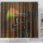 Burkina Faso Shower Curtain African Tribal Horse Patchwork Style - African Pride