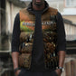 Personalized Burkina Faso Sleeveless Puffer Jacket African Tribal Horse Patchwork Style - African Pride