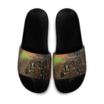 Burkina Faso Slide Sandals African Tribal Horse Patchwork Style - African Pride