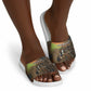 Burkina Faso Slide Sandals African Tribal Horse Patchwork Style - African Pride