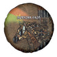Burkina Faso Spare Tire Cover African Tribal Horse Patchwork Style - African Pride