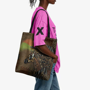 Burkina Faso Tote Bag African Tribal Horse Patchwork Style - African Pride