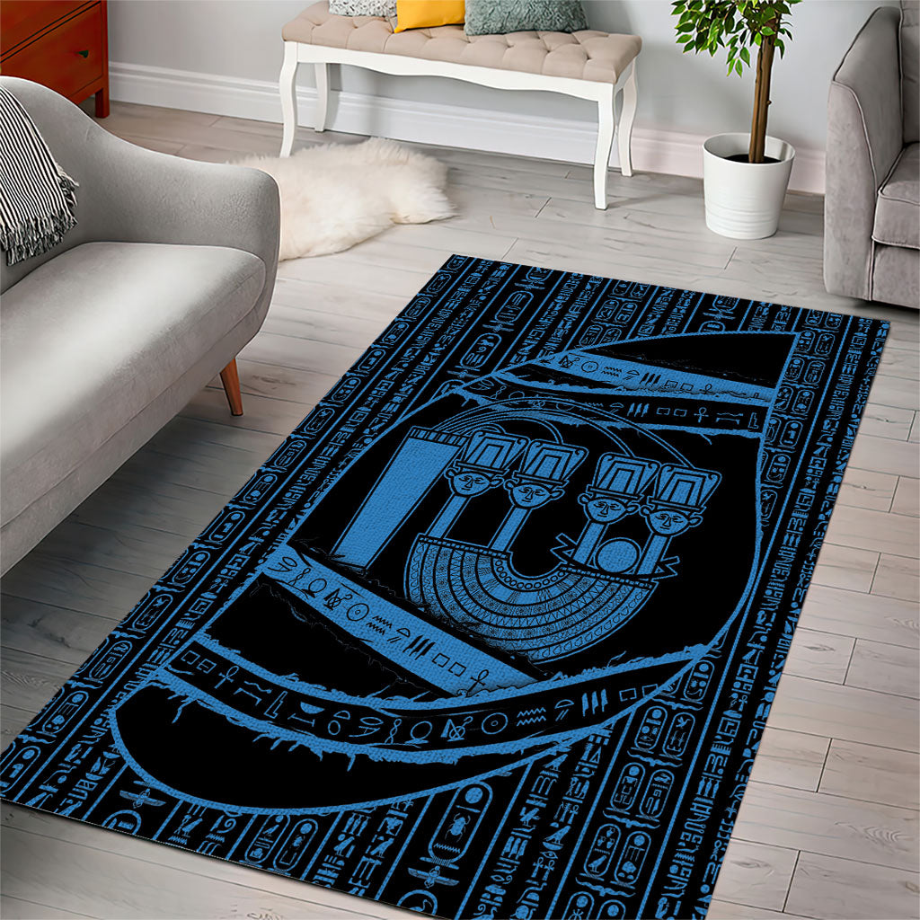 Egypt Menat Area Rug Ancient Mythology Goddess Hathor Necklace