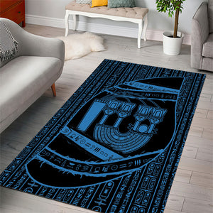 Egypt Menat Area Rug Ancient Mythology Goddess Hathor Necklace