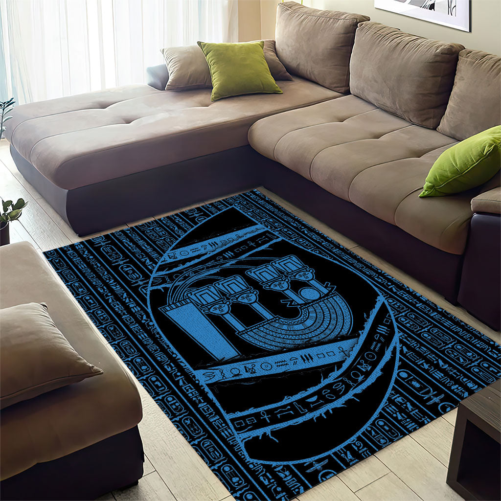 Egypt Menat Area Rug Ancient Mythology Goddess Hathor Necklace