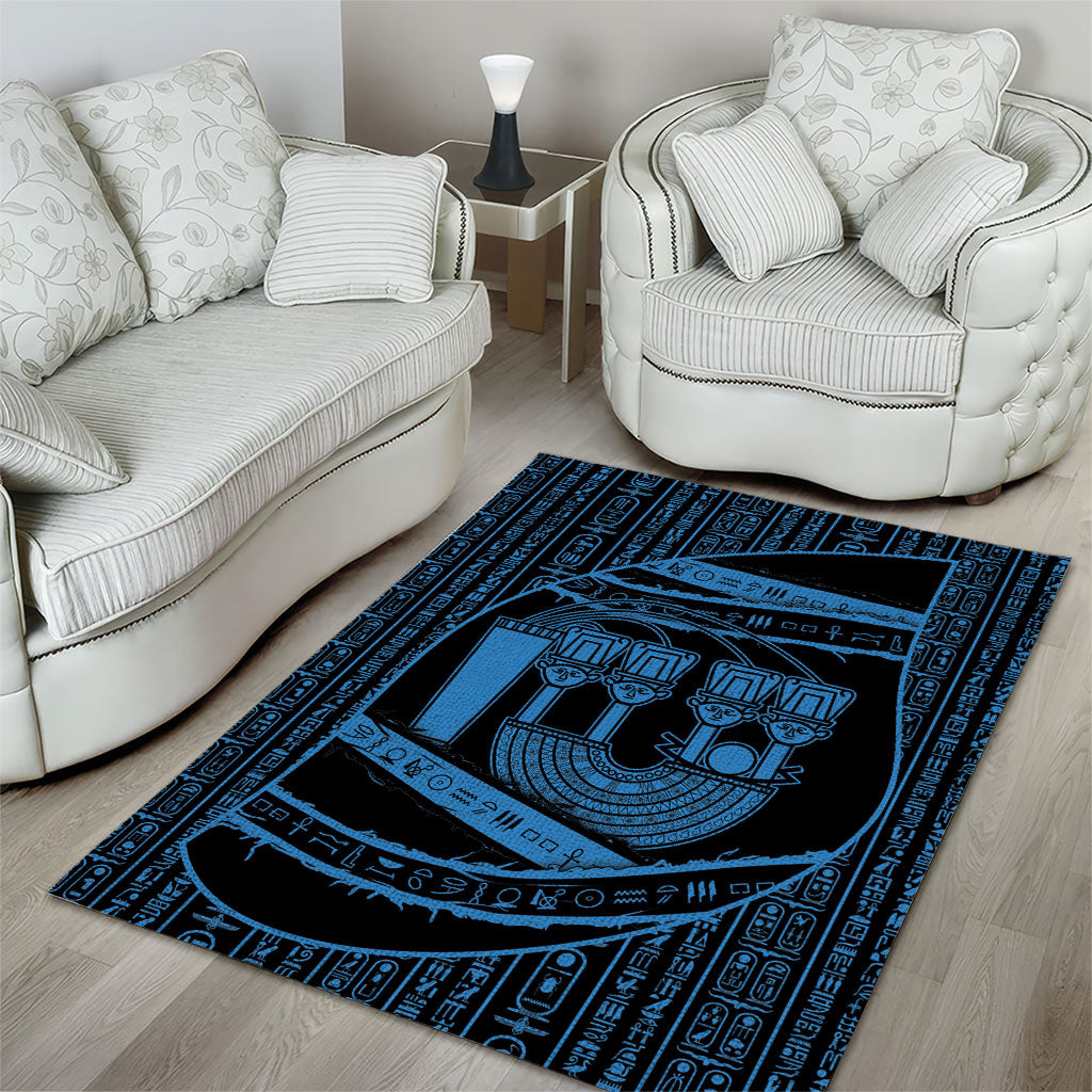 Egypt Menat Area Rug Ancient Mythology Goddess Hathor Necklace