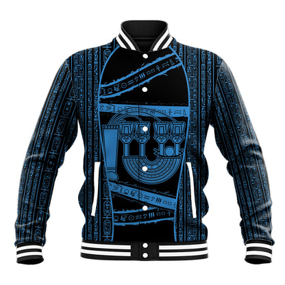 Egypt Menat Baseball Jacket Ancient Mythology Goddess Hathor Necklace