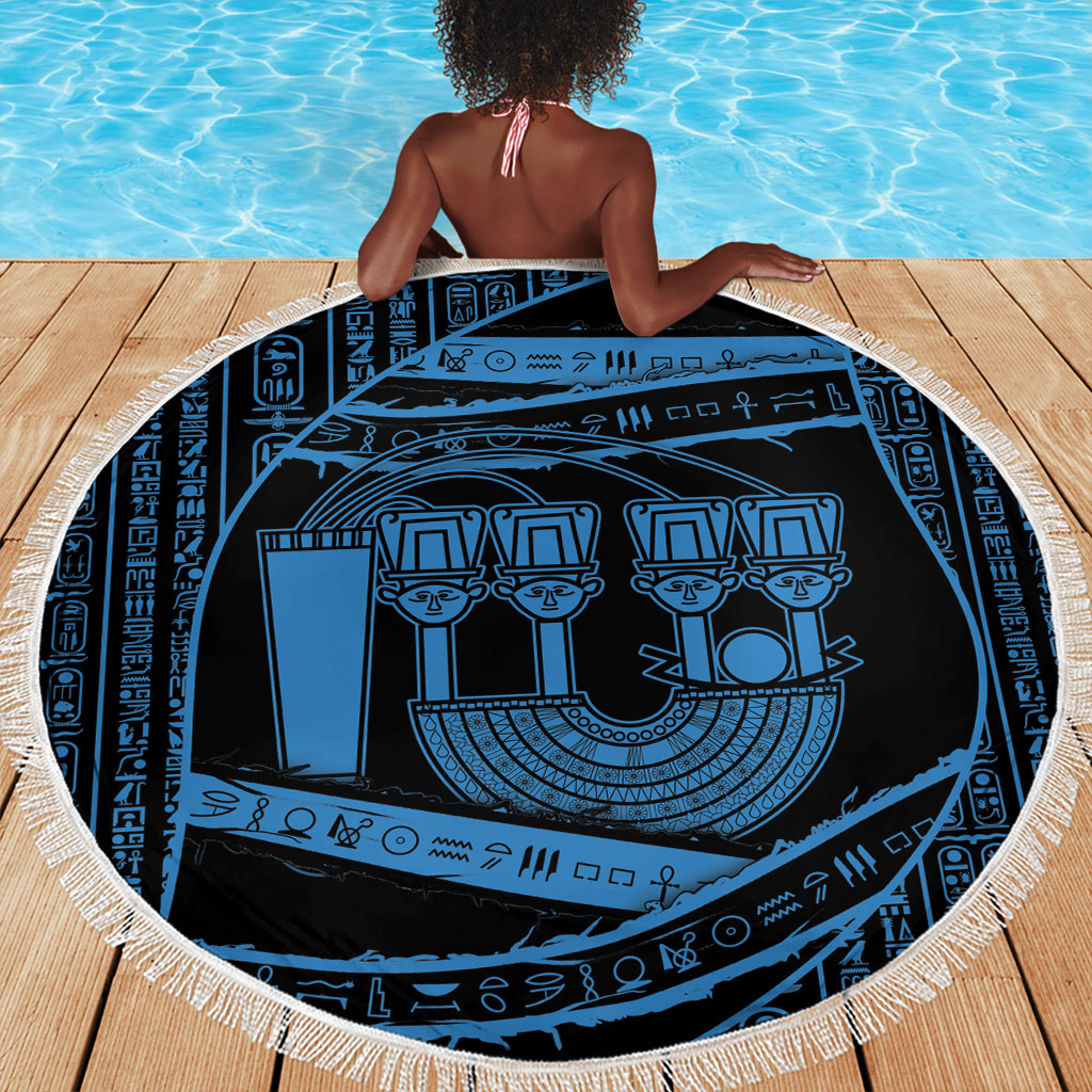 Egypt Menat Beach Blanket Ancient Mythology Goddess Hathor Necklace