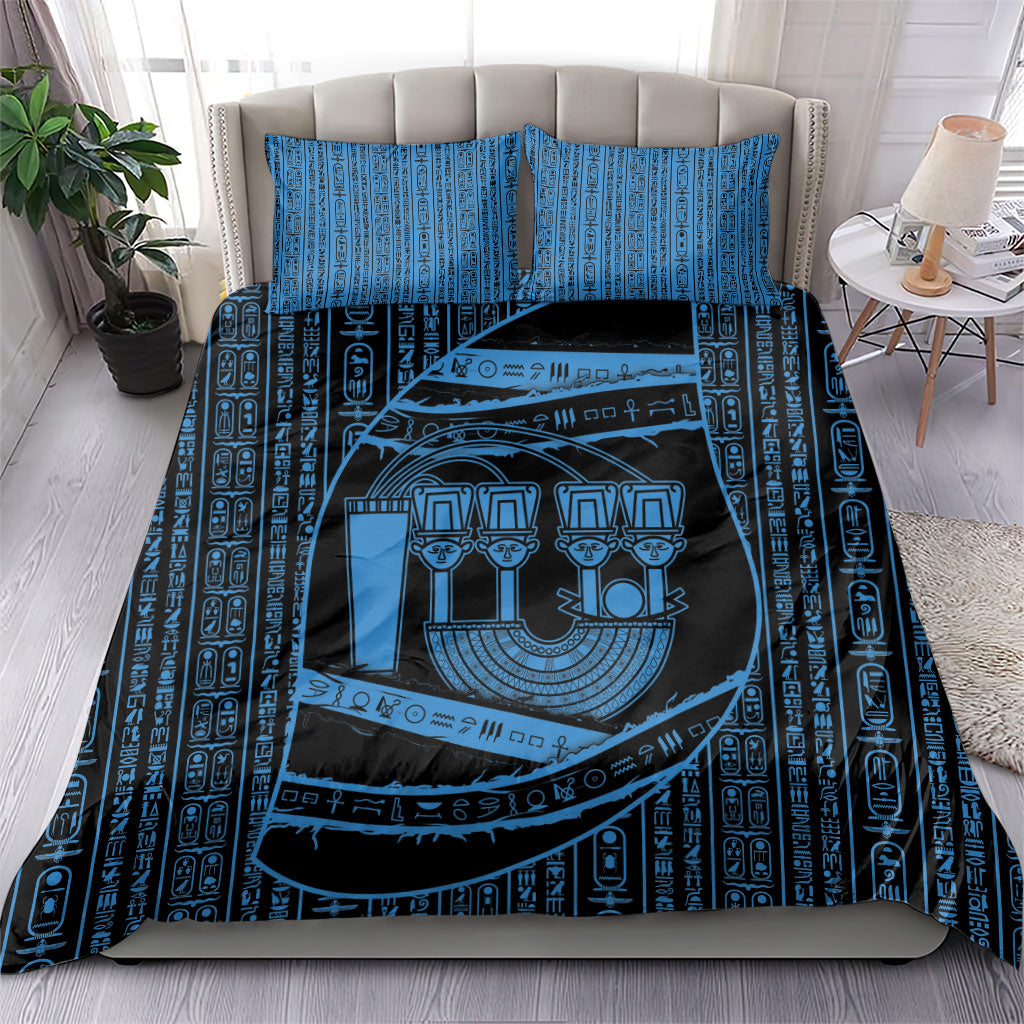 Egypt Menat Bedding Set Ancient Mythology Goddess Hathor Necklace