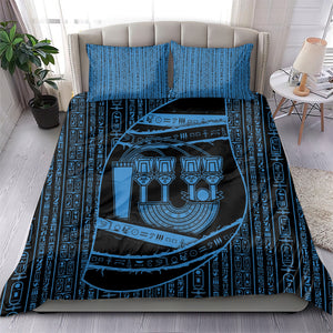 Egypt Menat Bedding Set Ancient Mythology Goddess Hathor Necklace