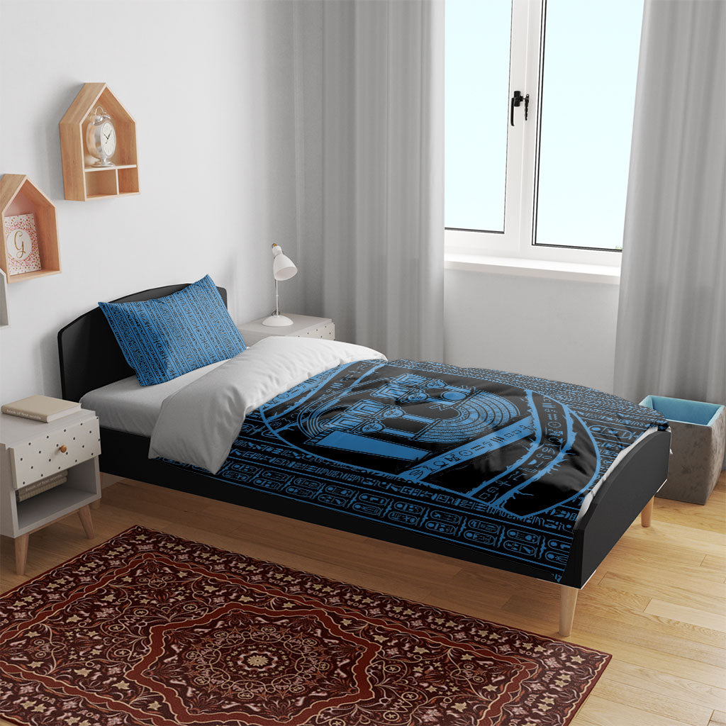 Egypt Menat Bedding Set Ancient Mythology Goddess Hathor Necklace