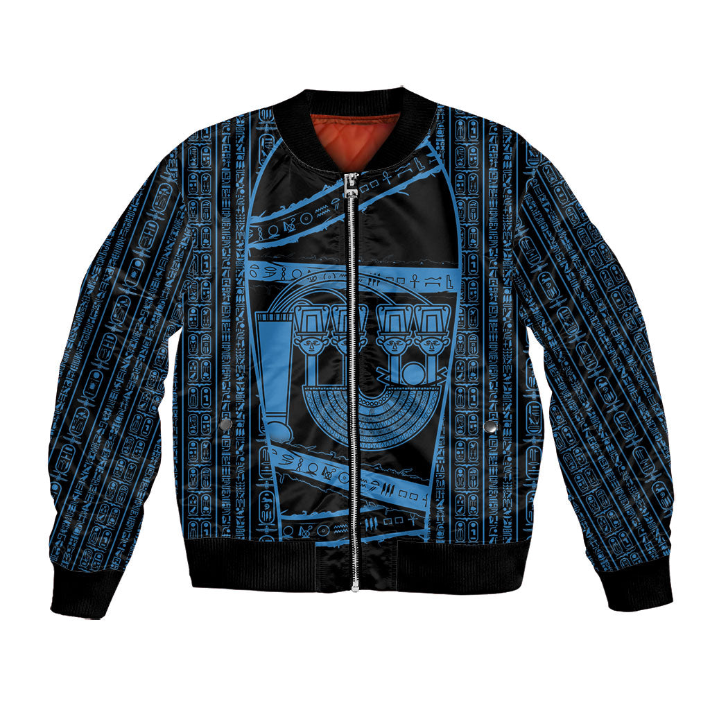 Egypt Menat Bomber Jacket Ancient Mythology Goddess Hathor Necklace
