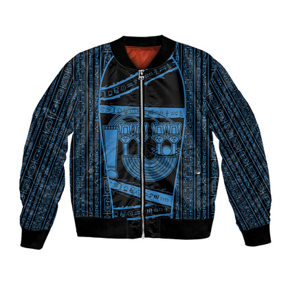 Egypt Menat Bomber Jacket Ancient Mythology Goddess Hathor Necklace