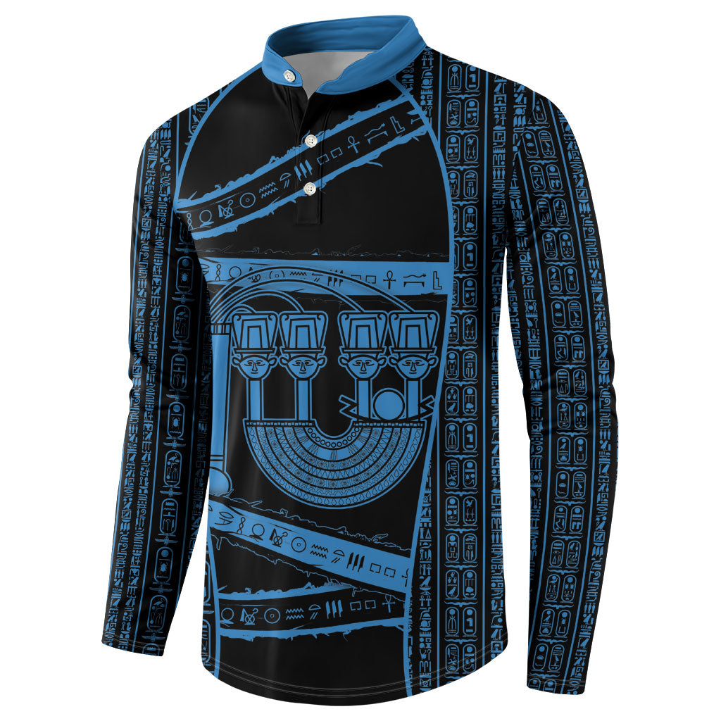 Egypt Menat Button Sweatshirt Ancient Mythology Goddess Hathor Necklace
