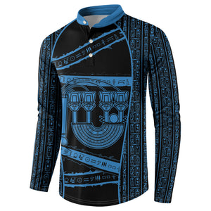 Egypt Menat Button Sweatshirt Ancient Mythology Goddess Hathor Necklace