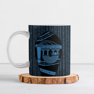 Egypt Menat Ceramic Mug Ancient Mythology Goddess Hathor Necklace