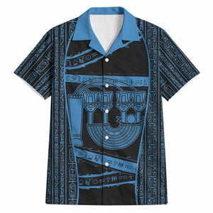 Egypt Menat Hawaiian Shirt Ancient Mythology Goddess Hathor Necklace