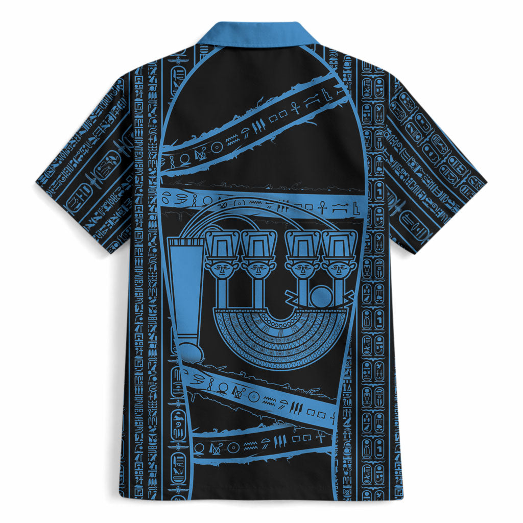 Egypt Menat Hawaiian Shirt Ancient Mythology Goddess Hathor Necklace